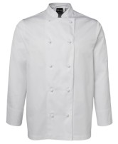 Men's L/S Chef's Jacket - White 
